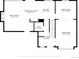 Detailed floor plan of the main level, including kitchen, living room and Gathering room at 6829 S Niagara Ct, Centennial, CO 80112