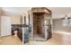 Modern bathroom featuring glass shower, double vanity and stylish tile work at 6259 S Fenton Ct, Littleton, CO 80123