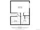 Floor plan featuring a bedroom, utility, hall, and bathroom dimensions at 11296 Daisy Ct, Firestone, CO 80504