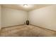 Bedroom with carpet flooring, neutral walls, and a classic ceiling light at 17865 Smugglers Rd, Monument, CO 80132