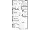 Floor plan showing bedroom, closet, laundry room, primary bedroom, and primary bathroom at 3429 Hardin St, Castle Rock, CO 80109