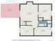 Floor plan featuring a deck, Gathering room, utility, two bedrooms and a bath at 11557 Green Cir, Conifer, CO 80433