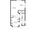 Floor plan showcasing the layout of the home's living area, dining area, kitchen, bath and foyer at 12770 Jasmine Ct, Thornton, CO 80602