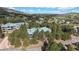 Aerial view of community buildings surrounded by trees at 867 Hill And Dale Rd # B, Golden, CO 80401