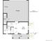 Floor plan showing the flex room, foyer, porch, and garage with a storage area and mechanical room at 46549 Avery Ln, Bennett, CO 80102