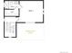 Floor plan showing Main Bedroom, full bath, walk-in closet, and rooftop deck choice upstairs at 46549 Avery Ln, Bennett, CO 80102