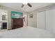 Serene bedroom featuring closet and doorway to the kitchen at 4165 Winona Ct, Denver, CO 80212