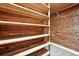 Cedar closet with custom shelving for optimal organization and storage at 1731 Locust St, Denver, CO 80220
