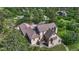 Aerial view of the home's roof and deck, showing the tile roof at 5519 Ponderosa Dr, Parker, CO 80134
