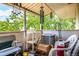 Enclosed patio area perfect for outdoor relaxation with natural light at 2201 Sable Blvd # 1003, Aurora, CO 80011