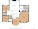 Second floor layout showing bedrooms and baths with dimensions at 19616 E Pinewood Dr, Aurora, CO 80016