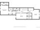 Second floor floorplan showing layout of bedrooms, bathrooms and walk-in closets at 7250 Eastmoor Dr # 119, Denver, CO 80237