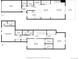 Detailed floor plan showcasing the layout of the home's first and second floors, including room dimensions at 7250 Eastmoor Dr # 119, Denver, CO 80237