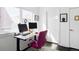 Well-lit home office with dual monitors, creating an ideal workspace at 3635 Osage St, Denver, CO 80211