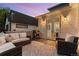 Outdoor patio with comfortable seating and grill, ideal for outdoor dining and enjoying beautiful sunset views at 3256 S Corona, Englewood, CO 80113