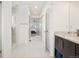Modern bathroom with granite countertops and walk-in shower at 13960 Box Turtle Loop, Parker, CO 80134