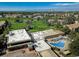 Aerial view of Windsor Gardens community, pool, and golf course at 635 S Alton Way # 1C, Denver, CO 80247