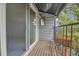 Balcony features wood floors, aluminum railings, and access to the outside at 3061 W 92Nd Ave # 8B, Westminster, CO 80031