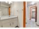 Bathroom featuring a tub and shower combination, with an updated vanity at 3061 W 92Nd Ave # 8B, Westminster, CO 80031
