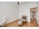 Cozy bedroom showcasing hardwood floors, natural light, and a comfortable seating area at 194 S Emerson St, Denver, CO 80209