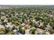 Areal view of a vibrant suburban neighborhood with lush greenery, showcasing the residential landscape at 6327 Fenton St, Arvada, CO 80003