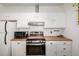 Bright kitchen featuring white cabinets, stainless steel appliances, and butcher block countertops at 2023 E 20Th Ave, Denver, CO 80205