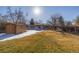 Large backyard with shed and partial pool view at 3600 E Orchard Rd, Centennial, CO 80121