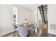 Cozy dining area featuring hardwood floors and modern decor at 3632 Lipan St, Denver, CO 80211