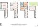 Detailed floor plan showcasing the layout of a four-story home, including room dimensions and total square footage at 3632 Lipan St, Denver, CO 80211