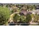 Scenic aerial shot highlighting the home's spacious backyard and neighborhood surroundings at 14447 Inca Ct, Westminster, CO 80023