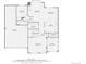 Detailed first-floor plan showing kitchen, living, and dining areas; bedrooms, baths, and garage at 4206 Eagle Ridge Way, Castle Rock, CO 80104