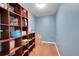 This large pantry boasts shelving for ample storage at 12286 W Tennessee, Lakewood, CO 80228