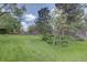 Well-maintained backyard with a lush green lawn, trees, fence, and landscaping provides a private outdoor space at 24556 E Ottawa Ave, Aurora, CO 80016