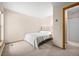 Simple bedroom featuring neutral colors and carpet at 4717 Tantra Dr # G5, Boulder, CO 80305