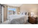 Comfortable bedroom with a bright window and neutral decor, creating a serene atmosphere at 804 Summer Dr, Highlands Ranch, CO 80126