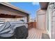 Covered deck providing an outdoor spot for relaxation at 804 Summer Dr, Highlands Ranch, CO 80126