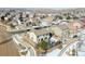 Aerial view of house, backyard, and neighborhood at 16686 Rinker Way, Broomfield, CO 80023