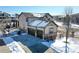 Two-story house with attached two-car garage, viewed from above at 16686 Rinker Way, Broomfield, CO 80023
