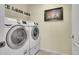 Convenient laundry room with washer and dryer included at 16686 Rinker Way, Broomfield, CO 80023