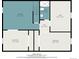 Basement floorplan with two bedrooms, a bathroom and laundry at 245 Cedar St, Hudson, CO 80642