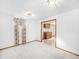 Finished basement area with access to kitchenette at 245 Cedar St, Hudson, CO 80642