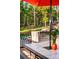Outdoor deck with forest views, perfect for enjoying nature and relaxing in a peaceful environment at 200 The Lane Rd, Golden, CO 80403