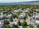 Scenic aerial view showcases landscape, residences, and mountain views at 1697 S Cole St # B5, Lakewood, CO 80228