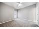 Cozy bedroom featuring neutral paint and a ceiling fan at 1697 S Cole St # B5, Lakewood, CO 80228