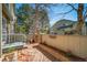 Private brick patio with garden bed, and easy access to front door for relaxing and entertaining at 1673 S Fulton St, Aurora, CO 80247