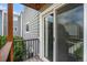 Balcony with gray siding and black iron railing at 16359 W 10Th Ave # Yy3, Golden, CO 80401