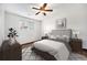 Bedroom with a bed and two bedside tables at 16359 W 10Th Ave # Yy3, Golden, CO 80401