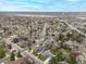 Aerial view of the property near Columbine Manor Park, showcasing its location and neighborhood setting at 5440 W Hinsdale Ave, Littleton, CO 80128