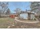 View of backyard featuring a stone path and well-maintained landscaping at 4257 Graham Ct, Boulder, CO 80305