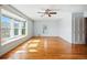 Bright bedroom boasting a bay window and hardwood floors at 618 S Franklin St, Denver, CO 80209